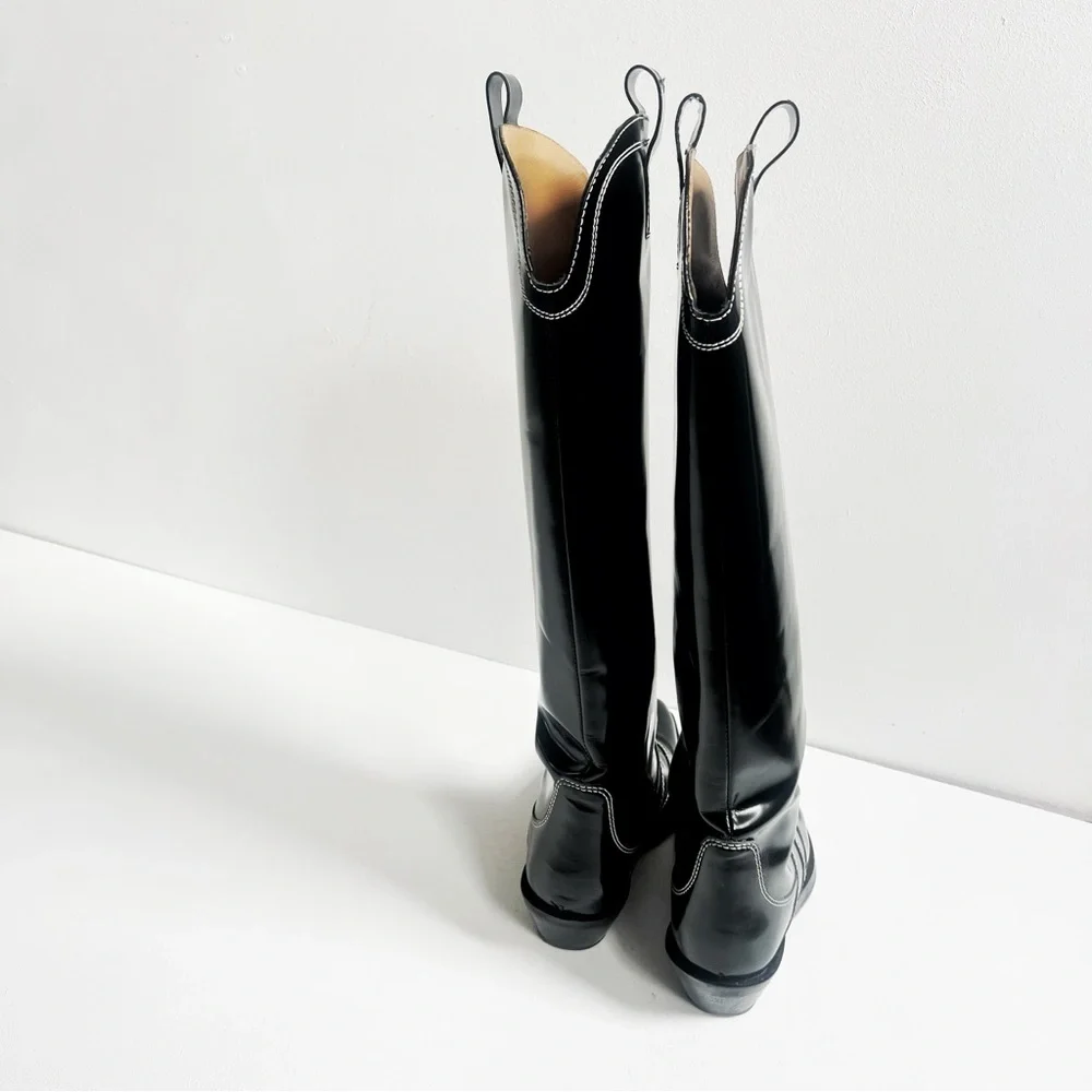 Ganni | Tall Western Boots - Picture 5 of 9